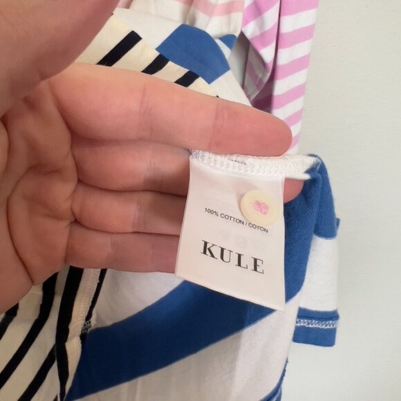 KULE The Patch Rugby Shirt in Bright Multi, Size XS - Picture 5 of 6